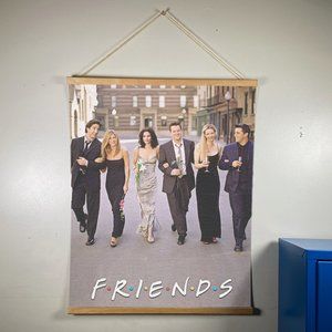 Friends Show Canvas Wooden Hanger Size 24”x17.5”
